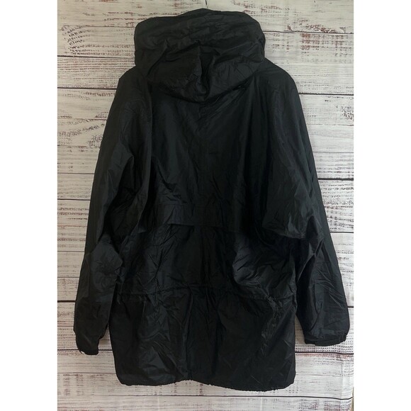 Helly Hansen Storm Jacket Mens L Black Hooded Vintage Y2K Windbreaker Waterproof - Picture 4 of 15